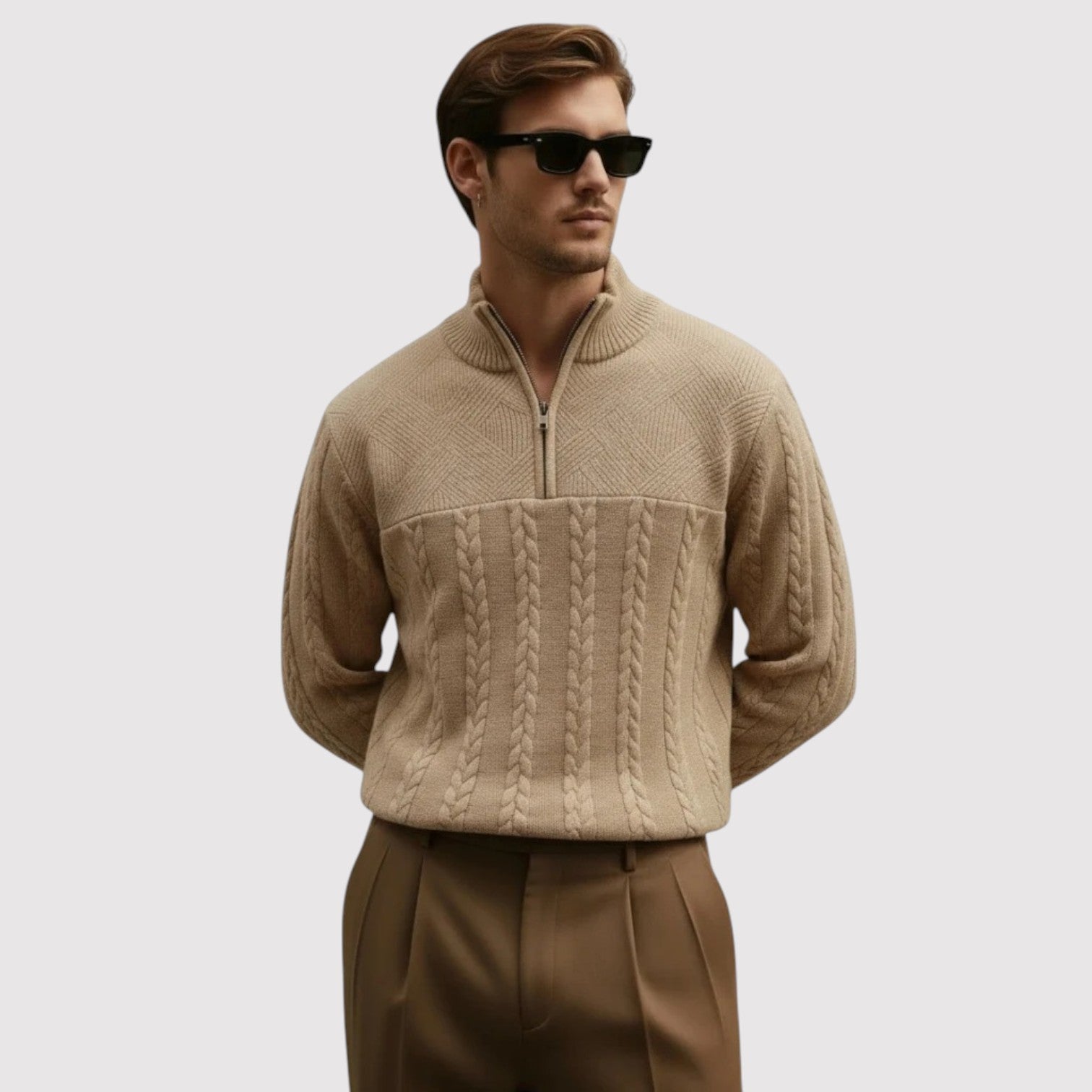 ゆうせい | プレミアム・ハーフジップ・プルオーバー