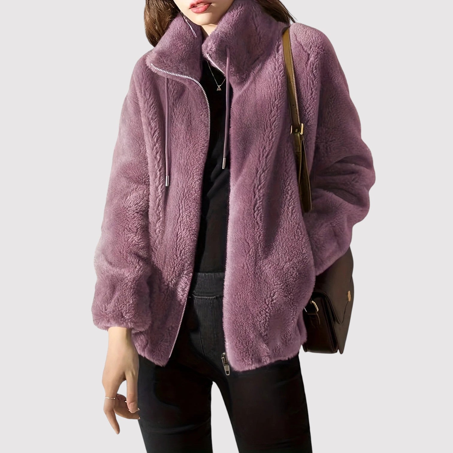 松原 | ラグジュアリーなジップアップ・コージー・ジャケット