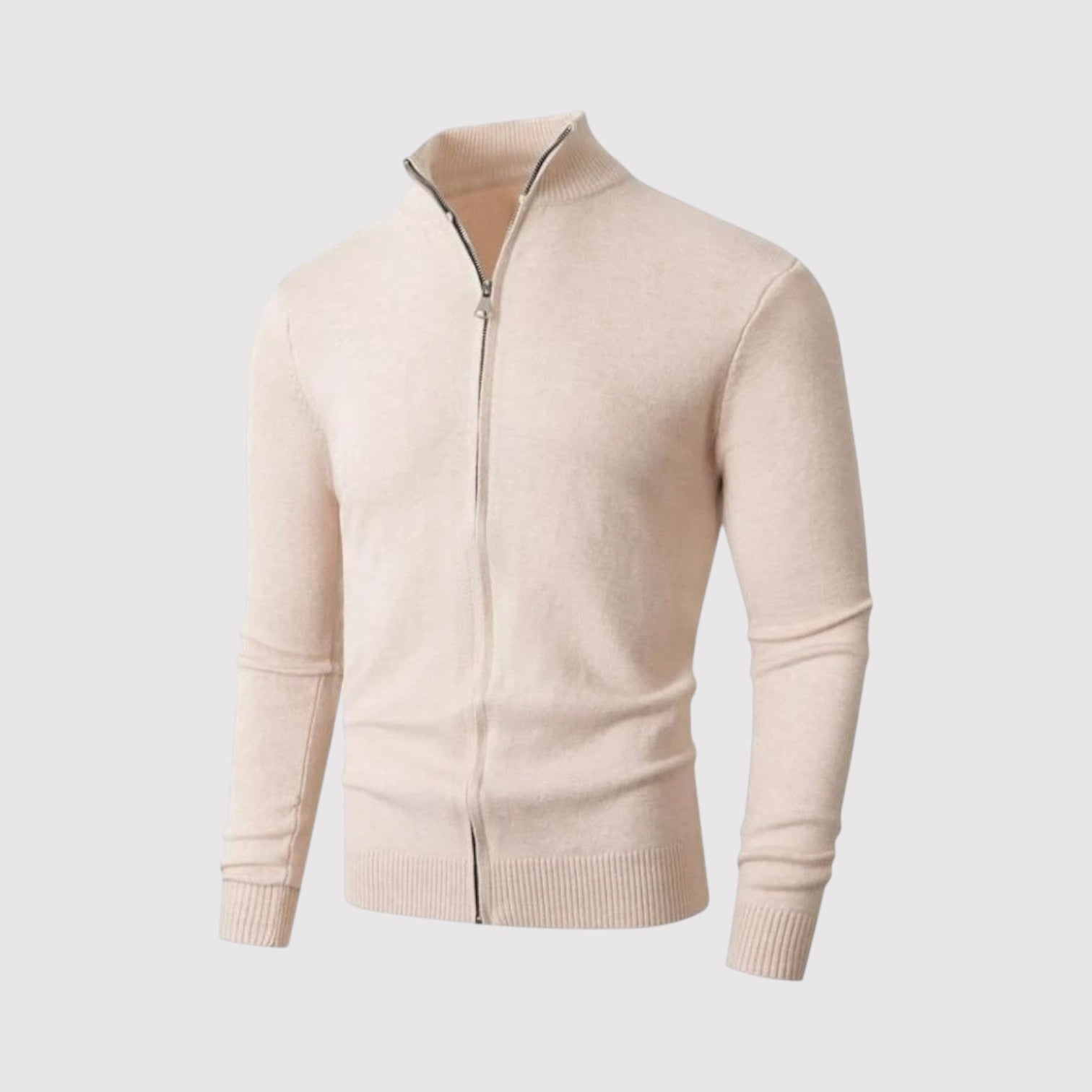 啓太郎 | プレミアム・ウール・ジップ・ニット・セーター