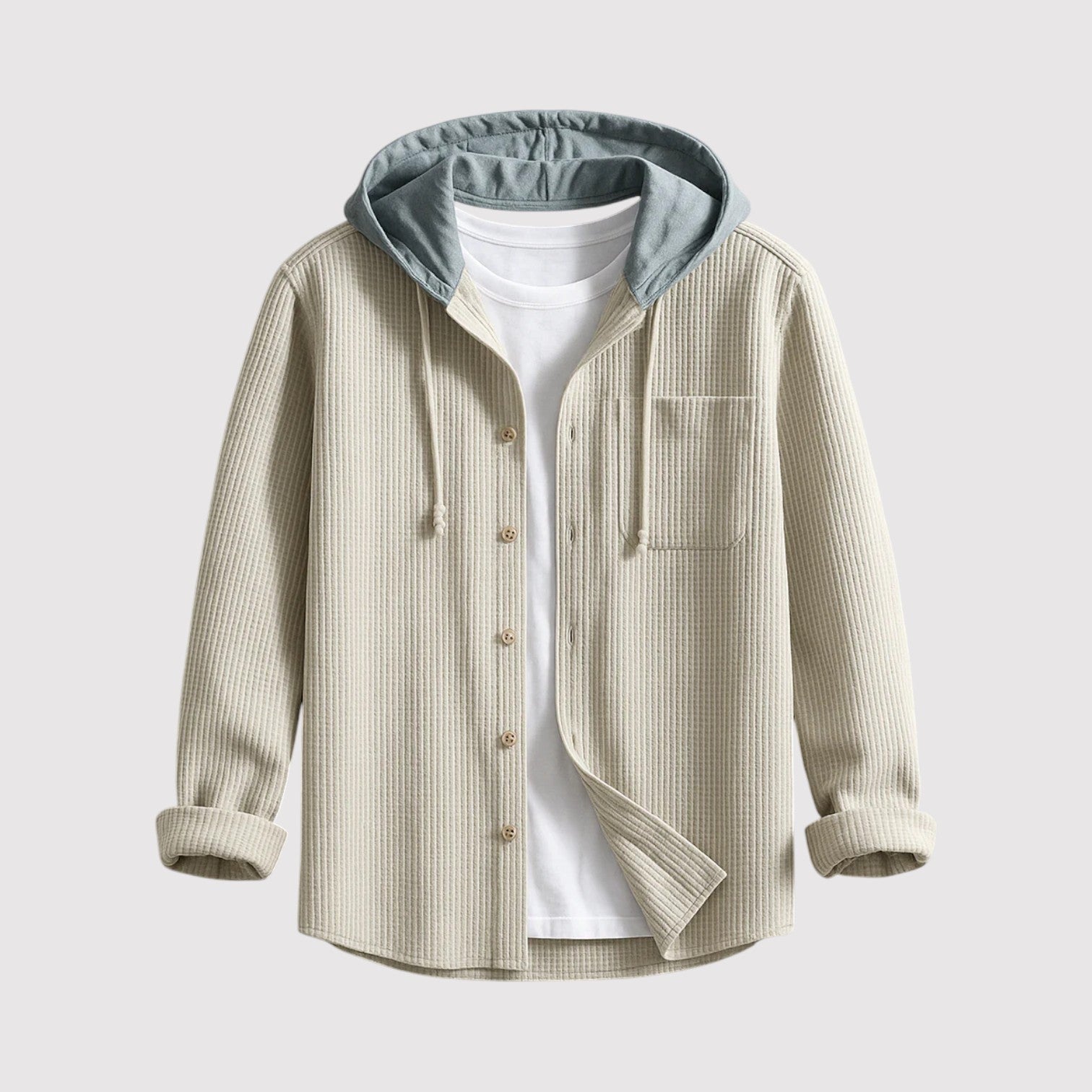 マサオ | プレミアムフーデッドシャツ