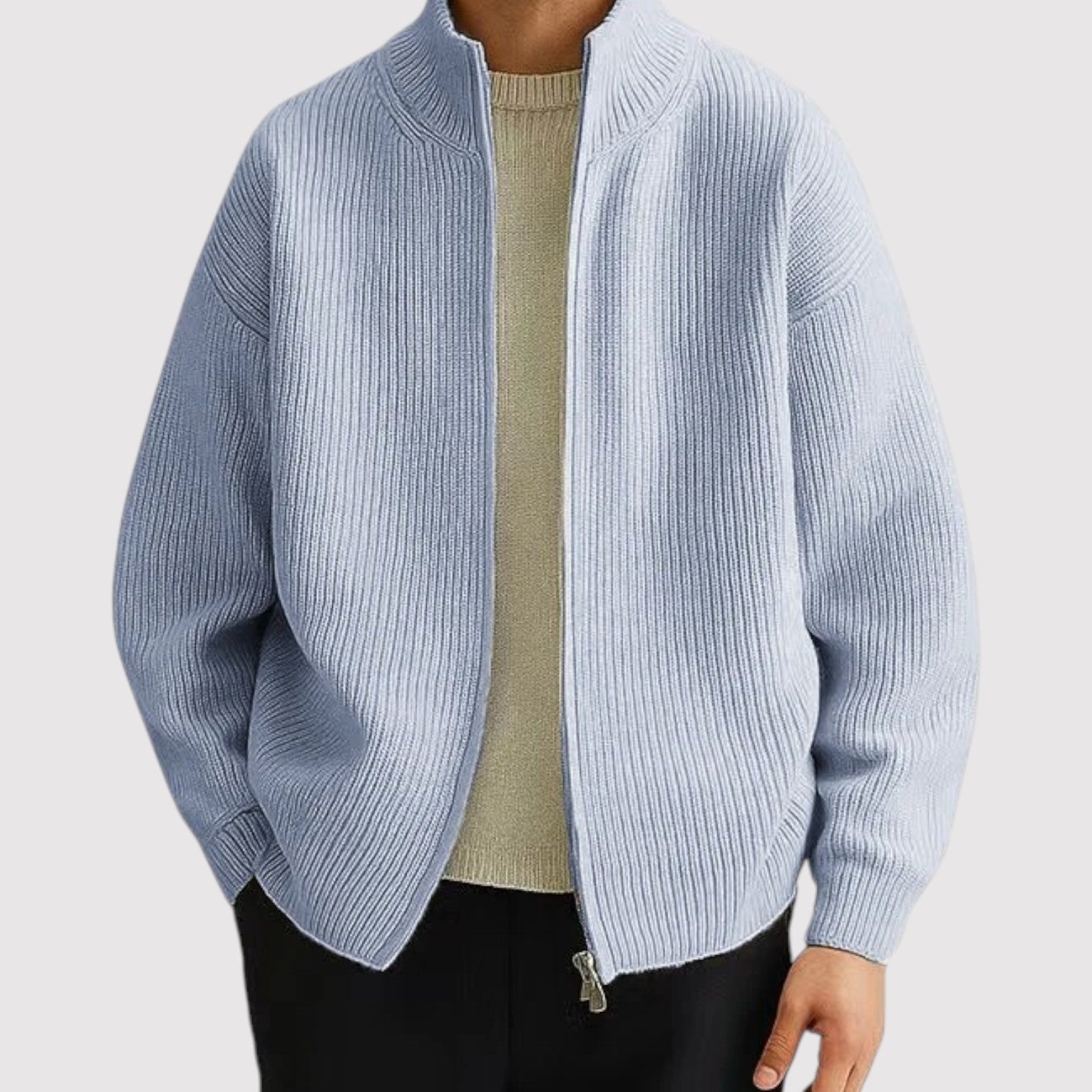 かえもん | ラグジュアリーフルジップニットカーディガン