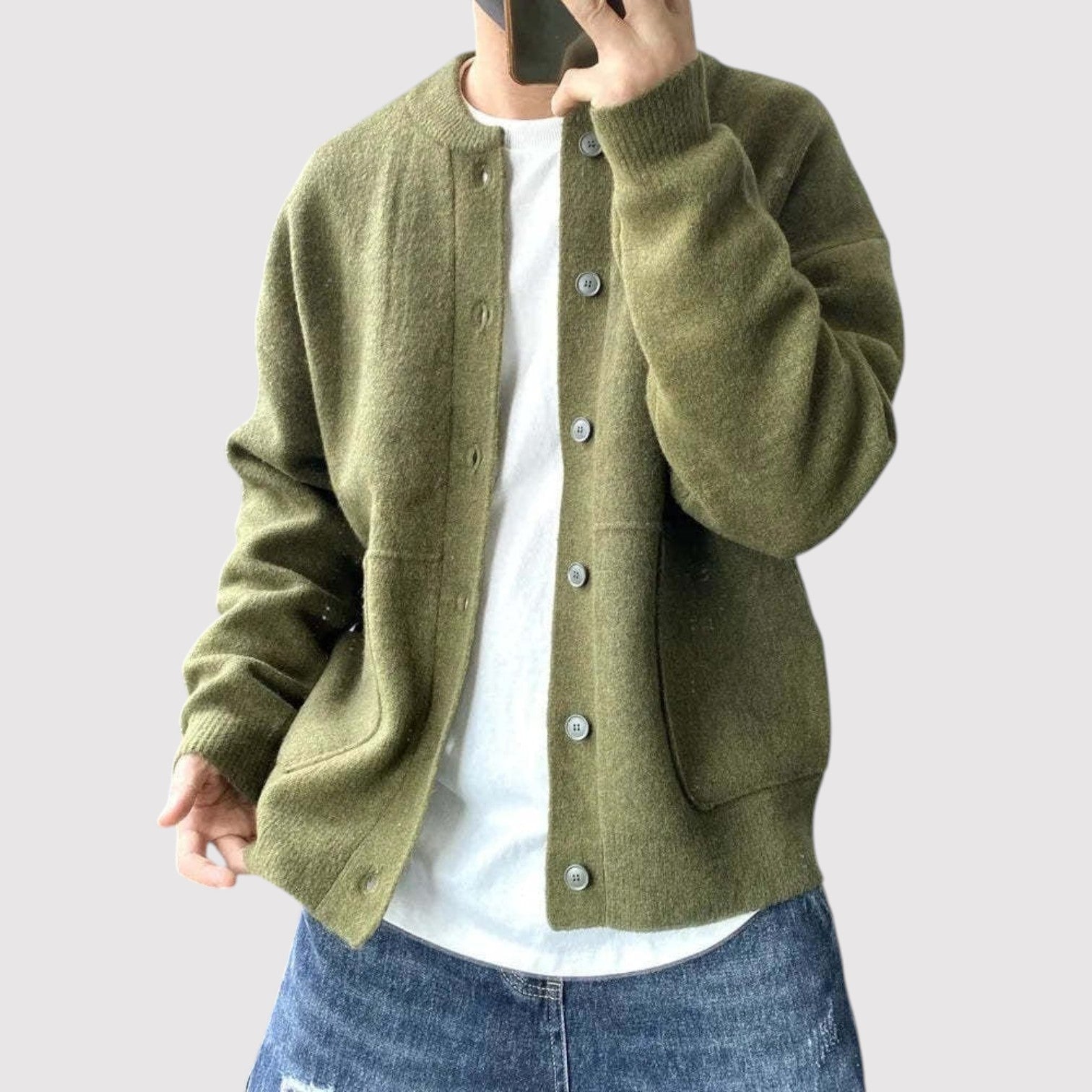 要 | プレミアムカジュアルソフトカーディガン