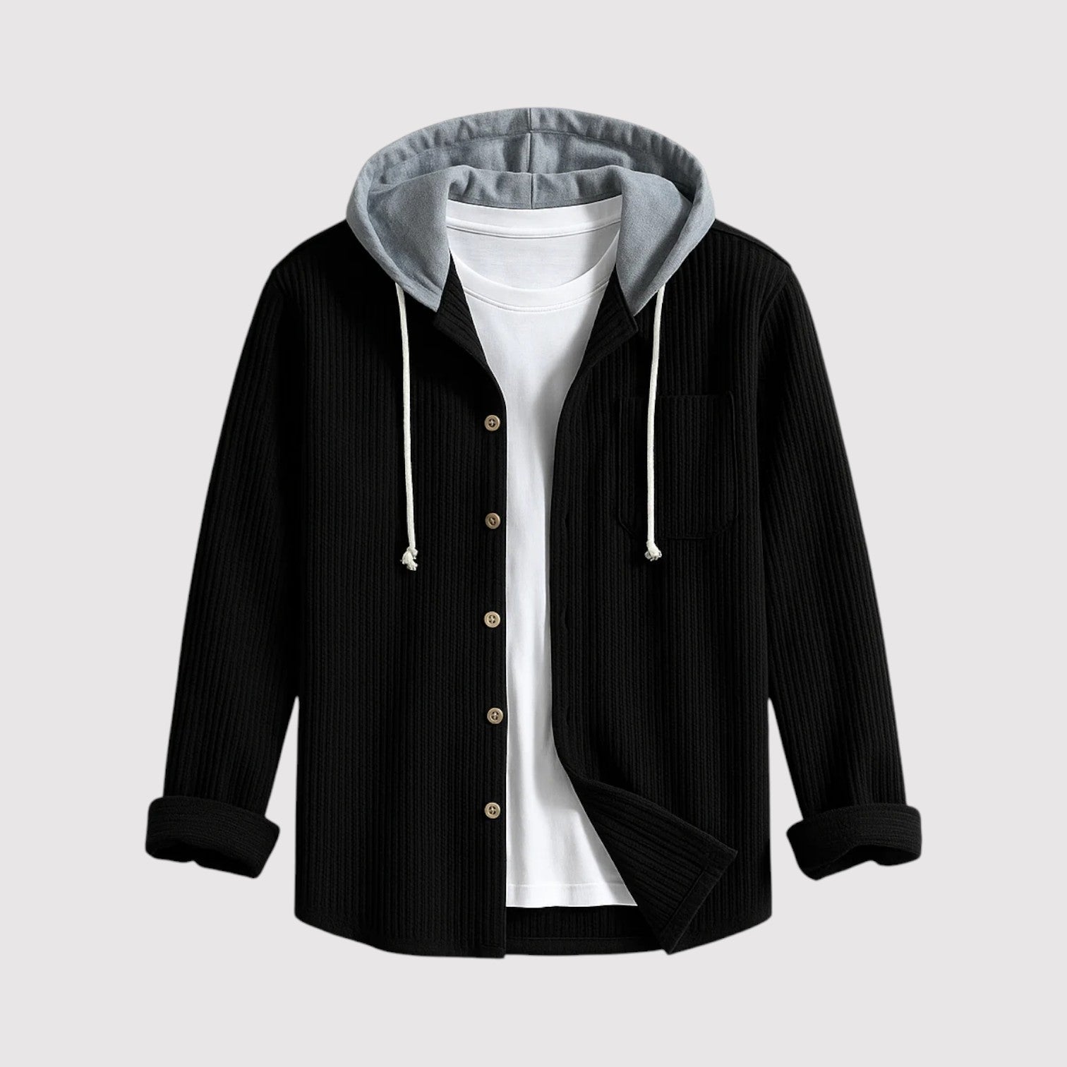 マサオ | プレミアムフーデッドシャツ