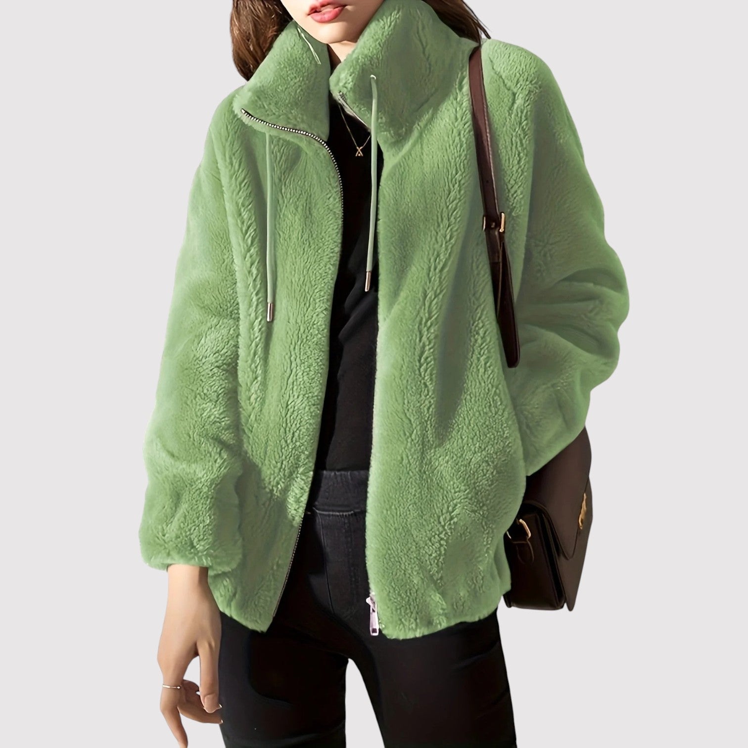 松原 | ラグジュアリーなジップアップ・コージー・ジャケット