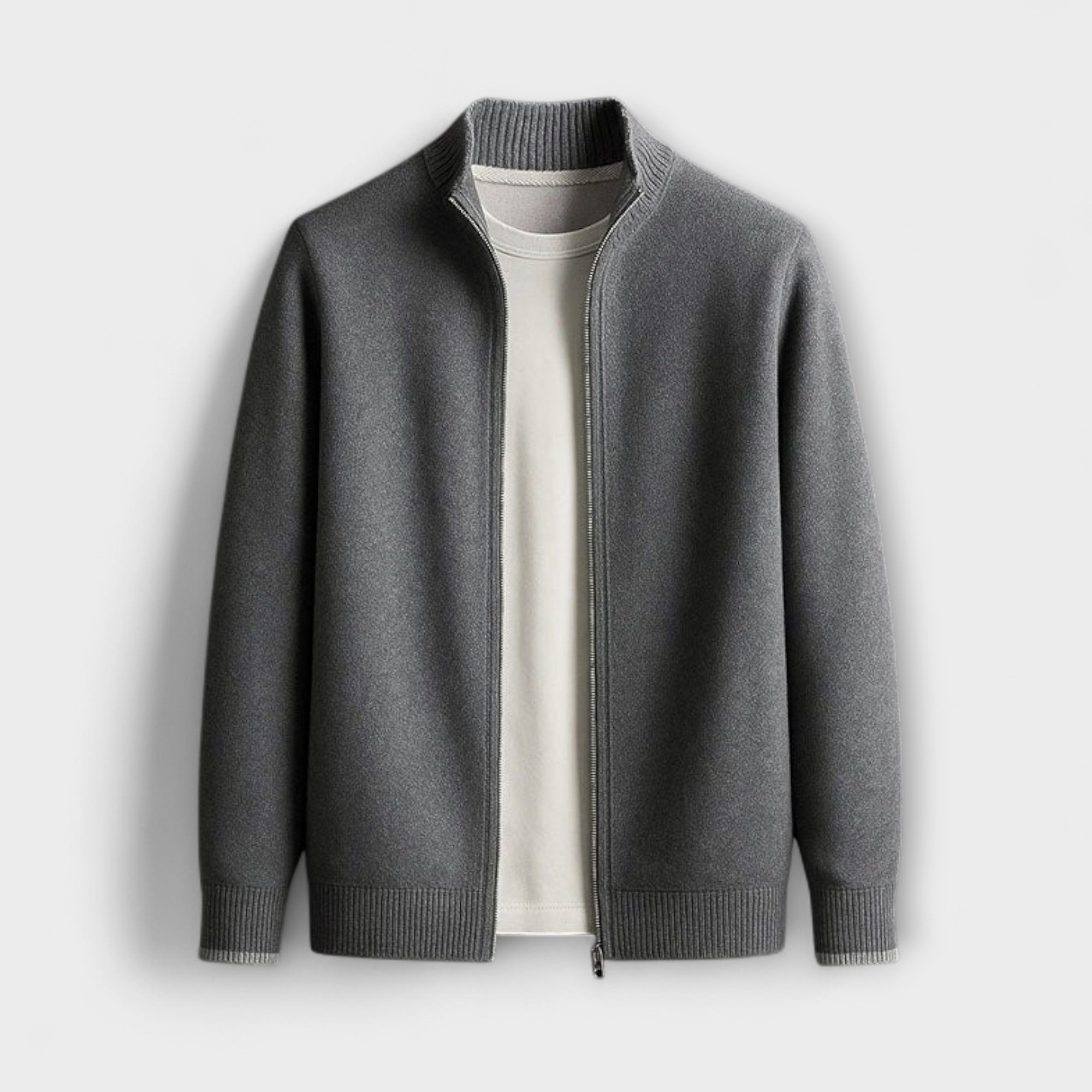 リョウ | 上質なジップカーディガン